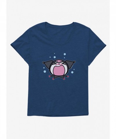 Kuromi Screaming Girls Plus Size T-Shirt