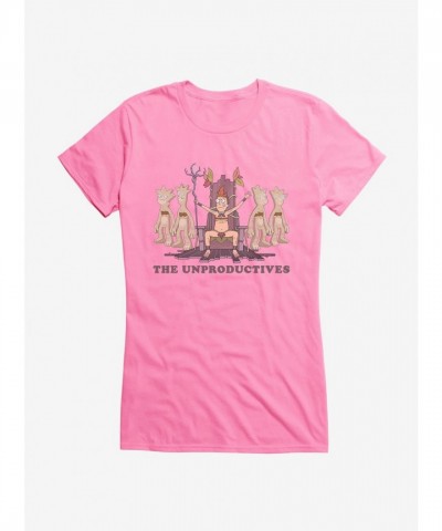Rick And Morty Unproductives Graphic Tee for Girls