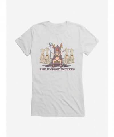 Rick And Morty Unproductives Graphic Tee for Girls