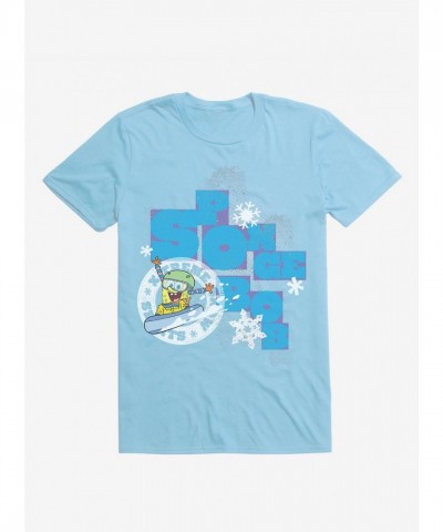 SpongeBob SquarePants Extreme Snowboarding Tee - Men's Blue