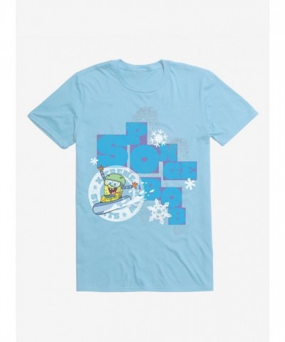 SpongeBob SquarePants Extreme Snowboarding Tee - Men's Blue