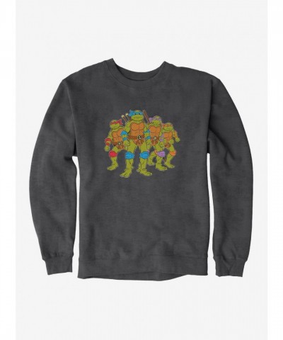 Teenage Mutant Ninja Turtles Men's Comfortable Pizza Break Fleece Sweatshirt