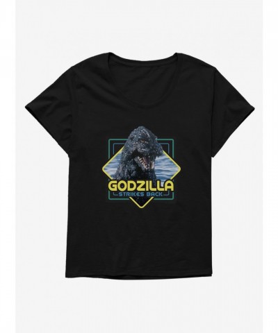 Godzilla Logo Plus Size Tee for Girls