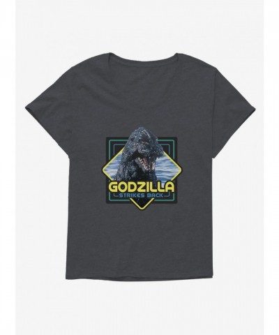 Godzilla Logo Plus Size Tee for Girls