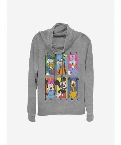 Disney Girls Grey Mickey Mouse Friends Lightweight Sweatshirt