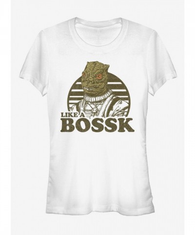 Star Wars Bossk Inspired Girls T-Shirt - White