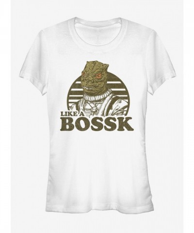Star Wars Bossk Inspired Girls T-Shirt - White