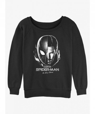 Marvel No Way Home Spider-Man Parker Strange Girls Hoodie - Black