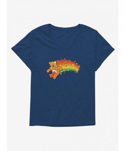 Care Bears Rainbow Jump Girls Plus Size T-Shirt