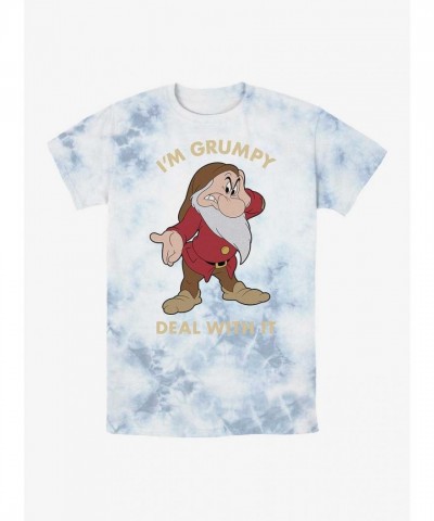 Disney Grumpy from Snow White Tie-Dye T-Shirt for Men - Multiple Colors