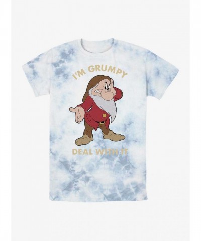 Disney Grumpy from Snow White Tie-Dye T-Shirt for Men - Multiple Colors