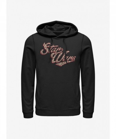 Star Wars Hoodie in Cheetah Print - Men's Black
