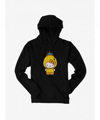 Hello Kitty Five A Day Pineapple Motif Men's Hoodie