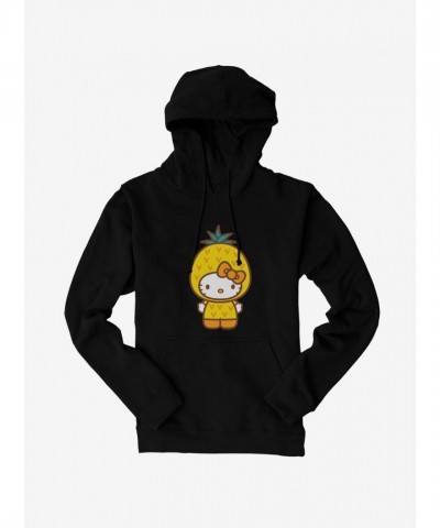 Hello Kitty Five A Day Pineapple Motif Men's Hoodie