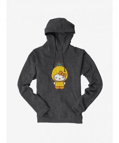 Hello Kitty Five A Day Pineapple Motif Men's Hoodie