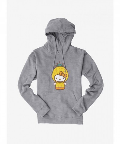 Hello Kitty Five A Day Pineapple Motif Men's Hoodie