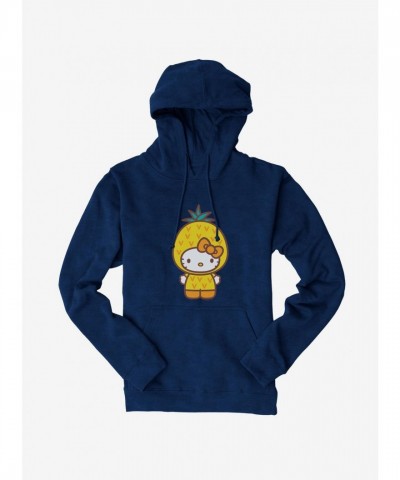 Hello Kitty Five A Day Pineapple Motif Men's Hoodie