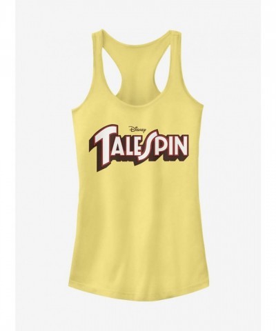 Disney TaleSpin Graphic Tee for Girls - Yellow Cotton Tank