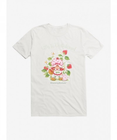 Strawberry Shortcake Life Is Delicious Unisex T-Shirt - White
