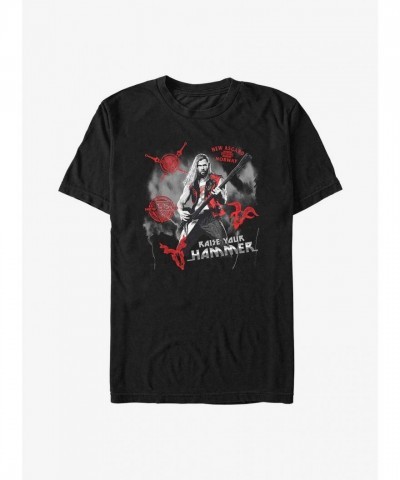 Marvel Thor Lightning God Lightweight T-Shirt - Black Men's