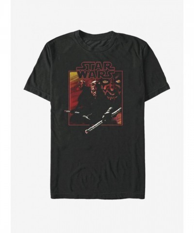 Star Wars Lightweight Darth Maul T-Shirt - Unisex Black