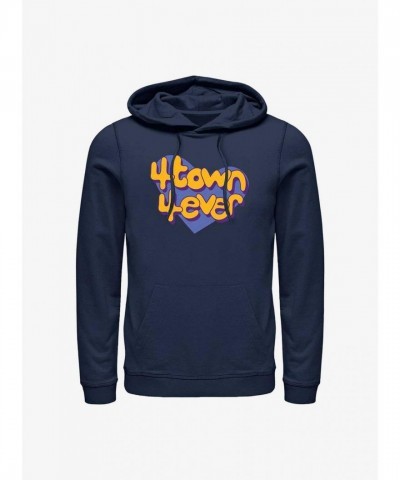 Disney Pixar Turning Red Blue 4Town 4Ever Men's Hoodie