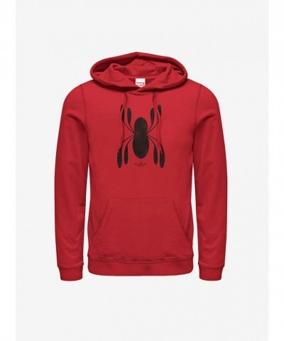 Marvel Homecoming Spider-Man Logo Red Lightweight Hoodie