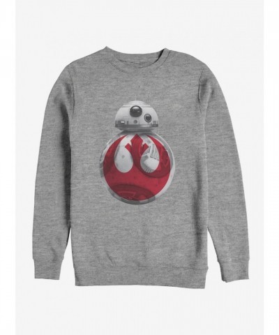 Star Wars BB-8 Men's Grey Rebel Sweatshirt