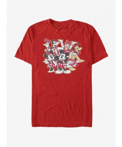 Disney Holiday Sensational Red T-Shirt for Men