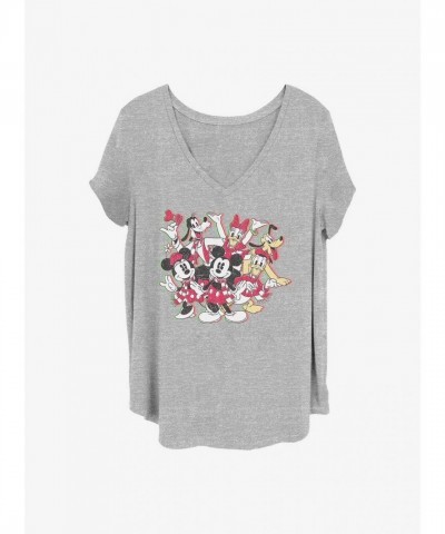 Disney Plus Size Sensational Holiday T-Shirt for Girls - Grey