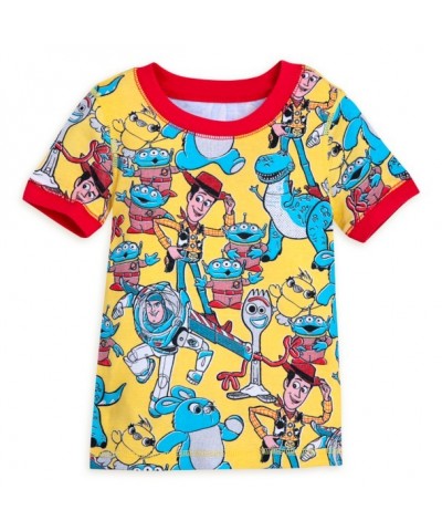 Toy Story 4 PJ Pals Comfy Cotton Pajamas for Kids