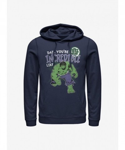 Marvel Men's Comfortable Hulk Hoodie - Blue