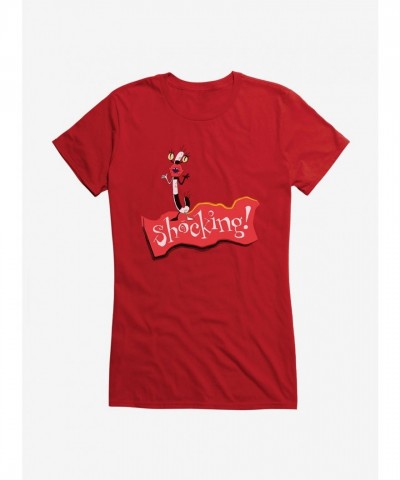 Aaahh!!! Real Monsters Oblina Girls T-Shirt - Lightweight Cotton Blend