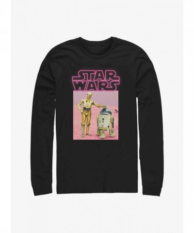 Star Wars Droid Bros Unisex Cotton Tee - Black