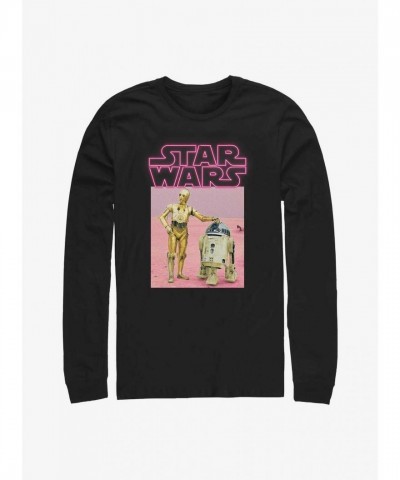 Star Wars Droid Bros Unisex Cotton Tee - Black