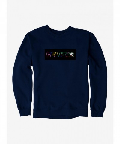 Felix Cat Neon Space Hoodie for Men