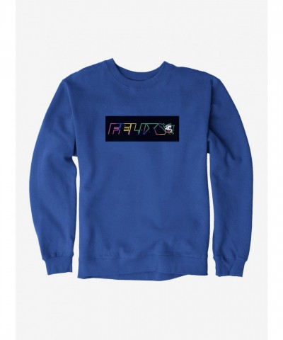 Felix Cat Neon Space Hoodie for Men