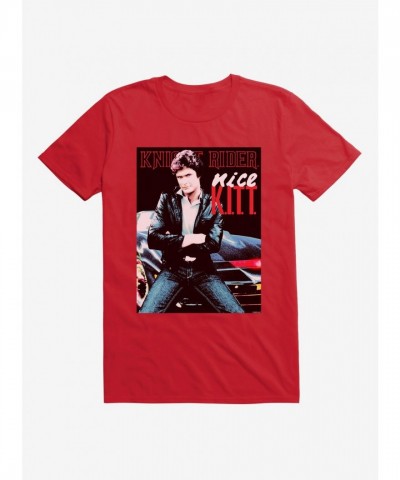 Knight Rider Inspired K.I.T.T. Lightweight Cotton Men's T-Shirt