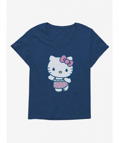 Hello Kitty Vacation Chic Plus Size Swim Tee for Girls