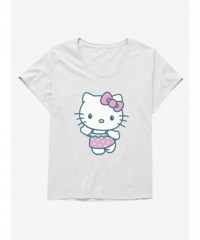 Hello Kitty Vacation Chic Plus Size Swim Tee for Girls