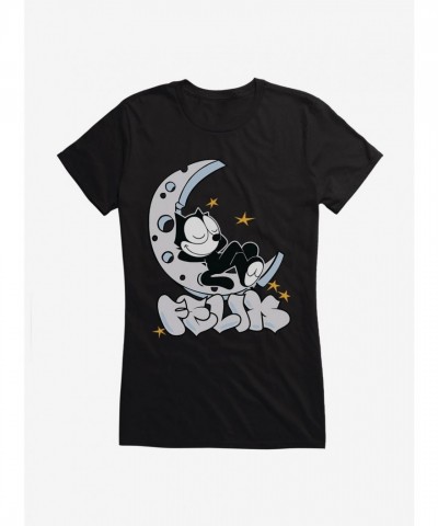 Felix The Cat Sweet Dreams Lightweight Tee for Girls