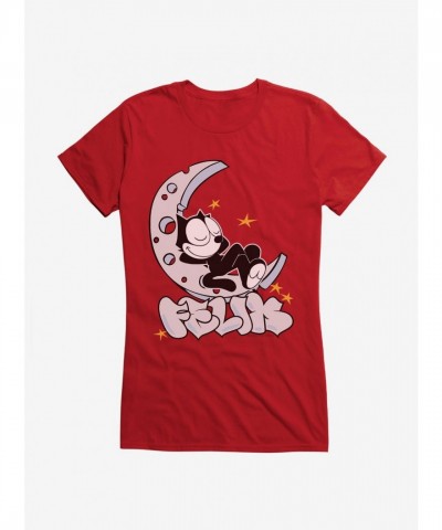 Felix The Cat Sweet Dreams Lightweight Tee for Girls