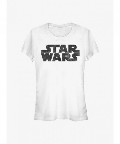 Star Wars Minimalist Logo Junior Girls T-Shirt