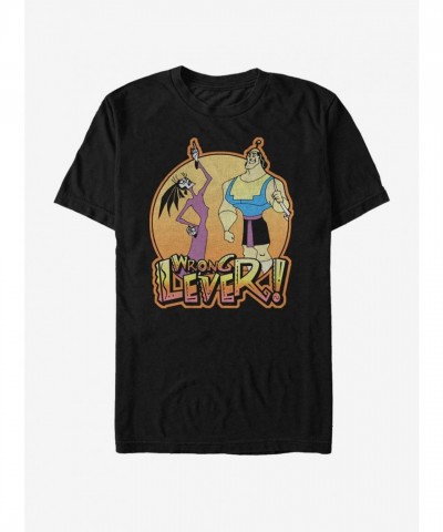 Disney The Emperor's New Groove Wrong Lever Unisex T-Shirt - Black
