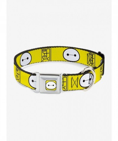 Disney Pixar Big Hero 6 Baymax Hanko Face Durable Seatbelt Dog Collar