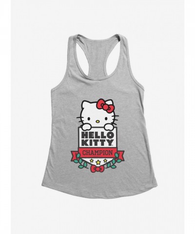 Hello Kitty Champion Junior Girls Grey Tank Top