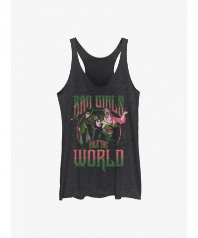 Disney Bad Girls Rule Tank Top for Girls - Black
