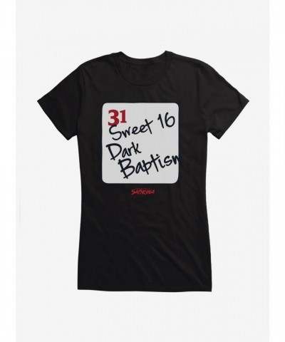 Chilling Adventures Sabrina Baptism Graphic Tee for Girls