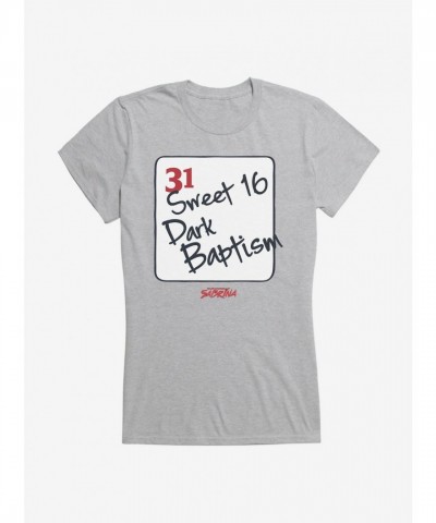 Chilling Adventures Sabrina Baptism Graphic Tee for Girls