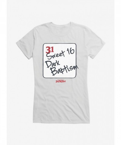 Chilling Adventures Sabrina Baptism Graphic Tee for Girls